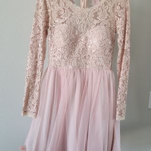 Sequin Hearts Formal Dress Pink Size 7
